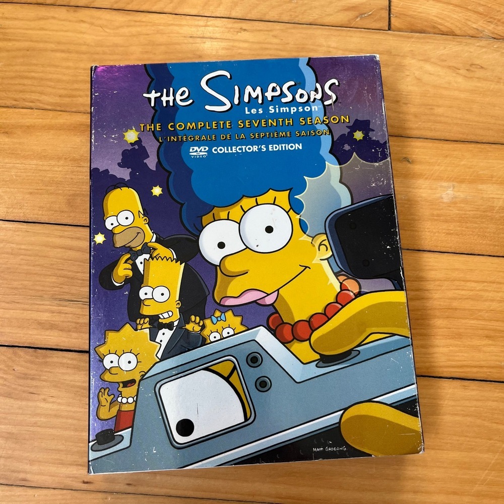 The Simpsons The Complete Seventh Season 7 DVD Collector's Edition 4-Disc Set